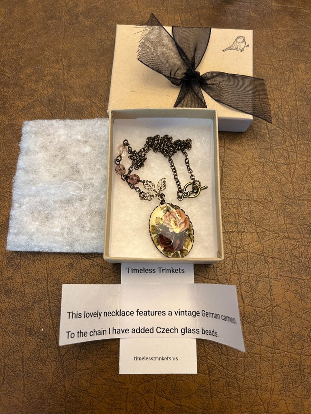 Timeless Trinkets German Cameo Necklace
